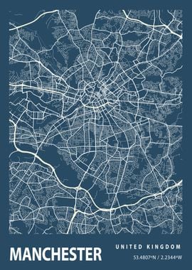 Manchester Blueprint Map