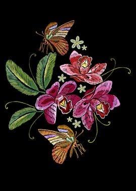 Butterfly Embroidery