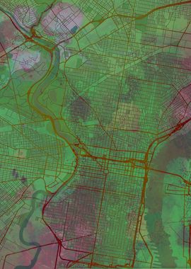 Philadelphia Street Map