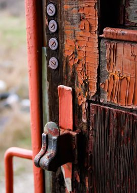 Peeling Paint on Train