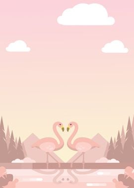 Flamingo Birds 