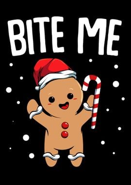 Bite Me Gingerbread Cookie