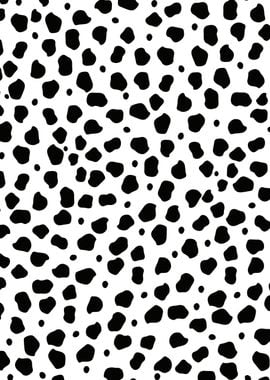 Cheetah Animal BW Print 1