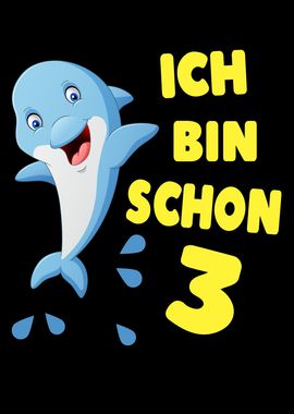 Delfin Kinder Geburtstag