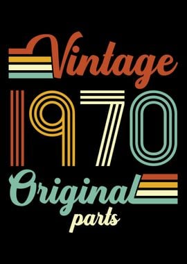 Vintage 1970 Original