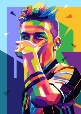 Paulo Dybala Wpap Pop art