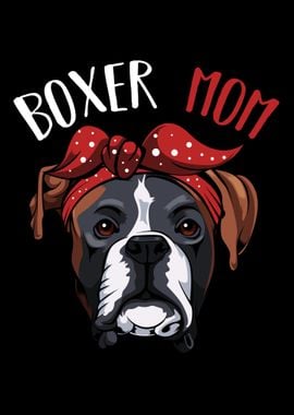 Funny Boxer Mom Tee Mother