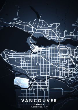 Vancouver Map Posters