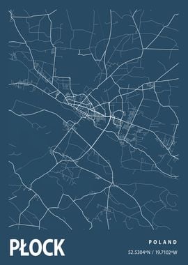 Plock Blueprint Street Map