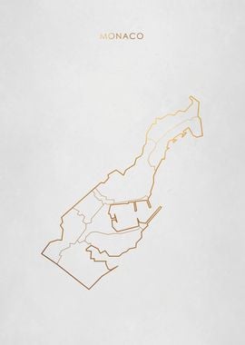 Gold Monaco Map