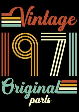 Vintage 1971 Original