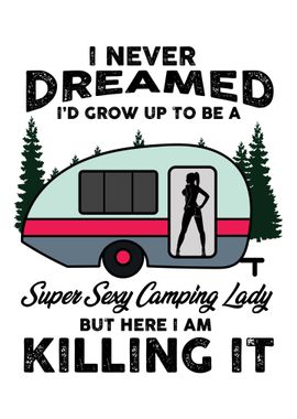 Super sexy camping Lady