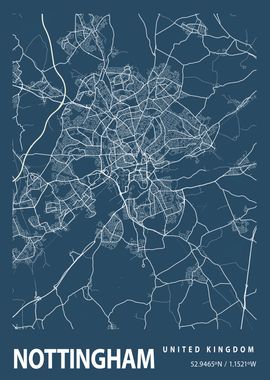 Nottingham Blueprint Map