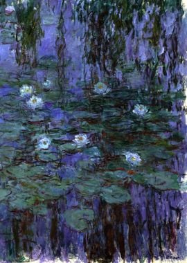 Monet Blue Water Lilies