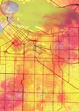 Vancouver Street Map