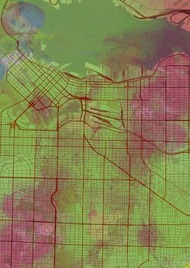 Vancouver Street Map