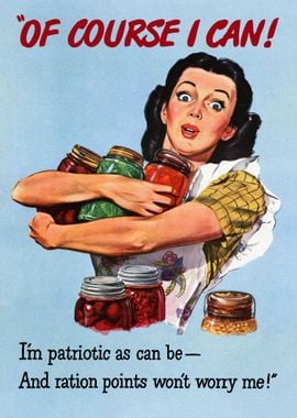 Food vintage poster