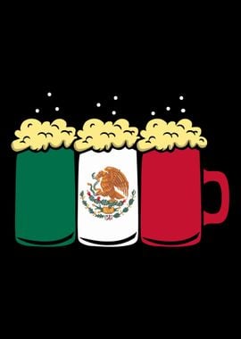 Mexico Flag Country Beer