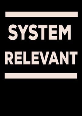 Systemrelevant