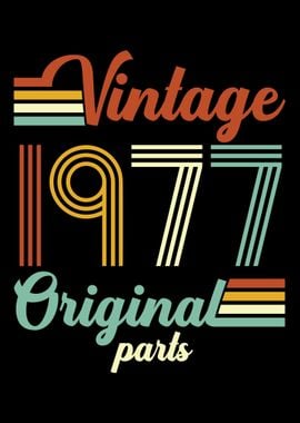 Vintage 1977 Original