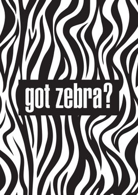 Got Zebra Meme Distressed