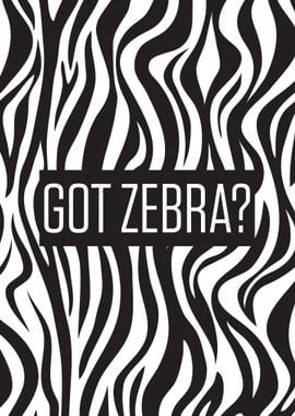 Got Zebra Meme Distressed