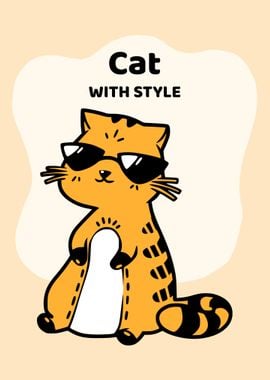 Cool Cat with Style