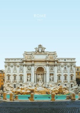 Rome Travel Poster