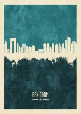 Benidorm Skyline Spain