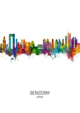 Benidorm Skyline Spain