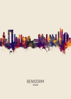 Benidorm Skyline Spain