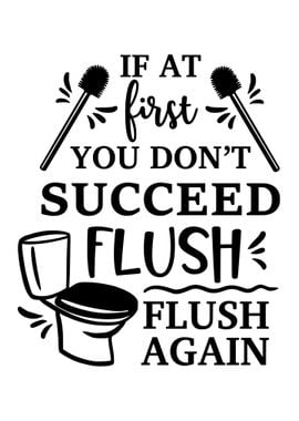 SUCCEED Funny Bathroom