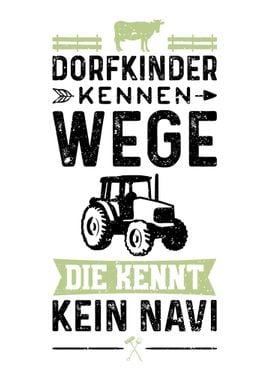 Dorfkinder Kennen Wege Die