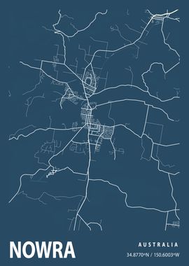 Nowra Blueprint Street Map