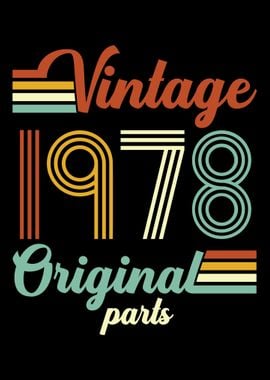 Vintage 1978 Original