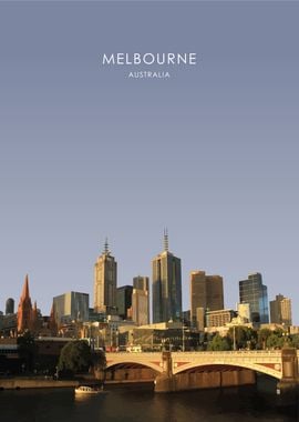 Melbourne Travel Artwork