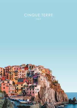 Cinque Terre Travel Poster