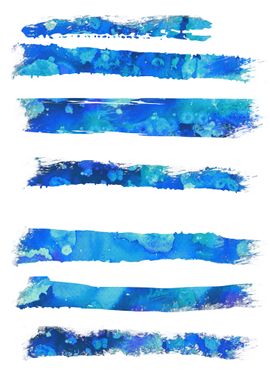 Abstract watercolor print