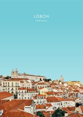 Lisbon Travel Illustration