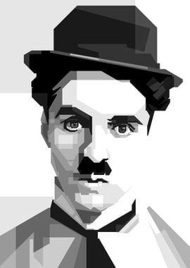 Charlie Chaplin Greyscale