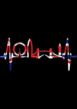 London Skyline Heartbeat