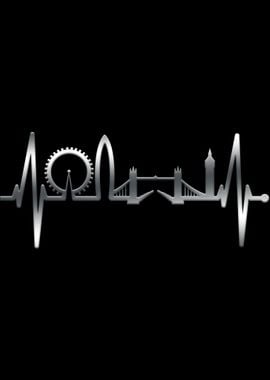 London Skyline Heartbeat