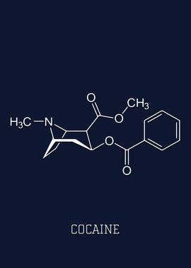 Cocaine Molecule