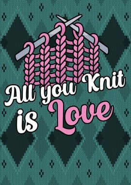 Crochet Knitting knit love