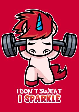 Funny Sporty Unicorn