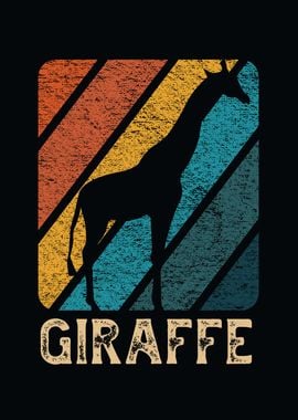 Giraffe on rainbow