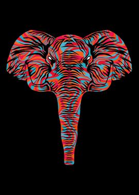 Psychedelic Elefant Spirit