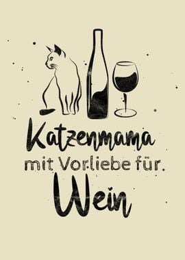 Katzen und Wein