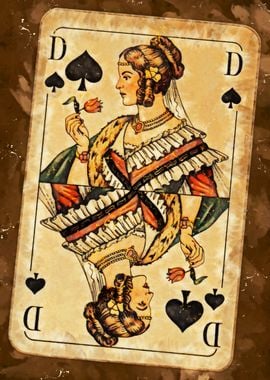 retro playing card 1