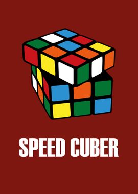 Speed Cuber Rubiks Cube